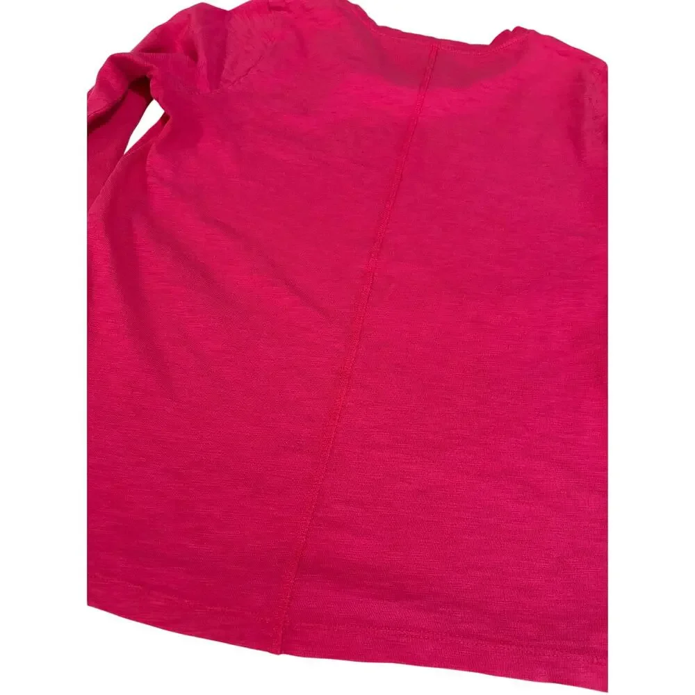 J.Crew long sleeve 100% cotton Girlfriend Tee Bundle of 2 Pink/Blue